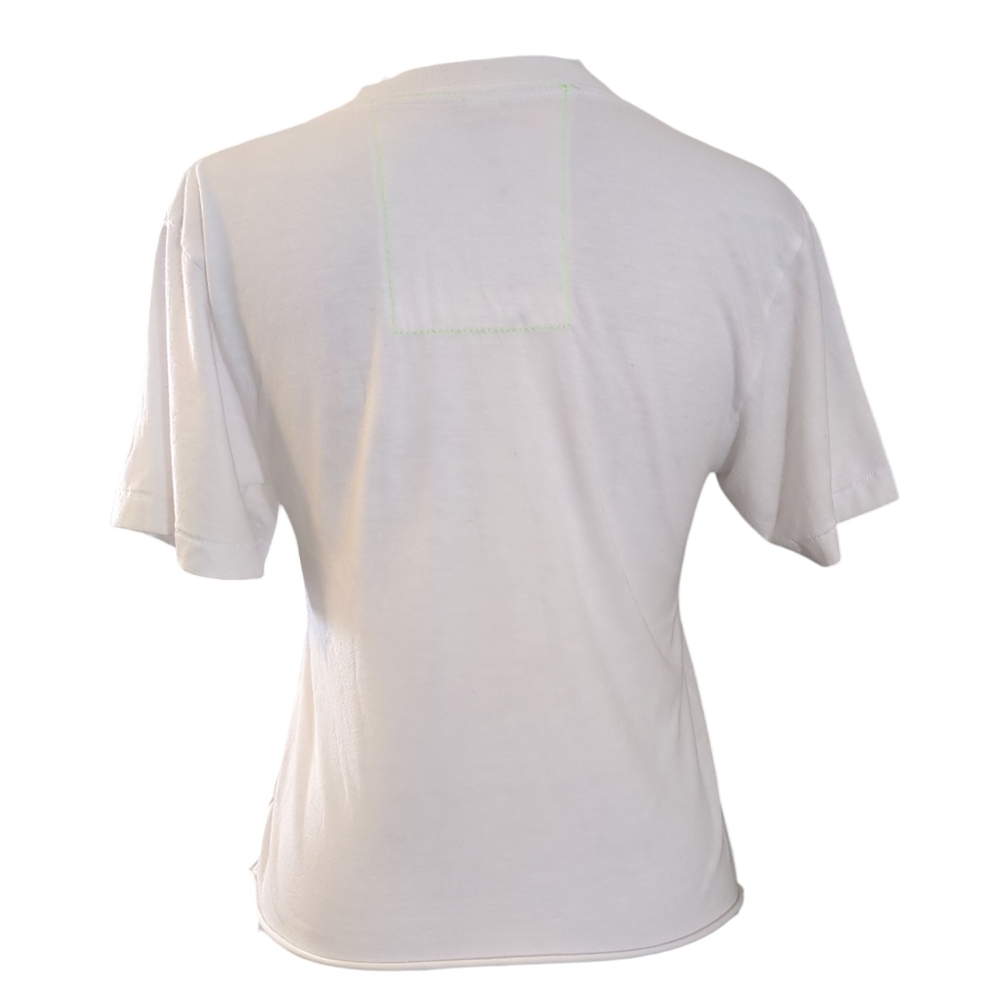 Aviator Nation White Tee with Smiley Face size xs - Picture 2 of 6